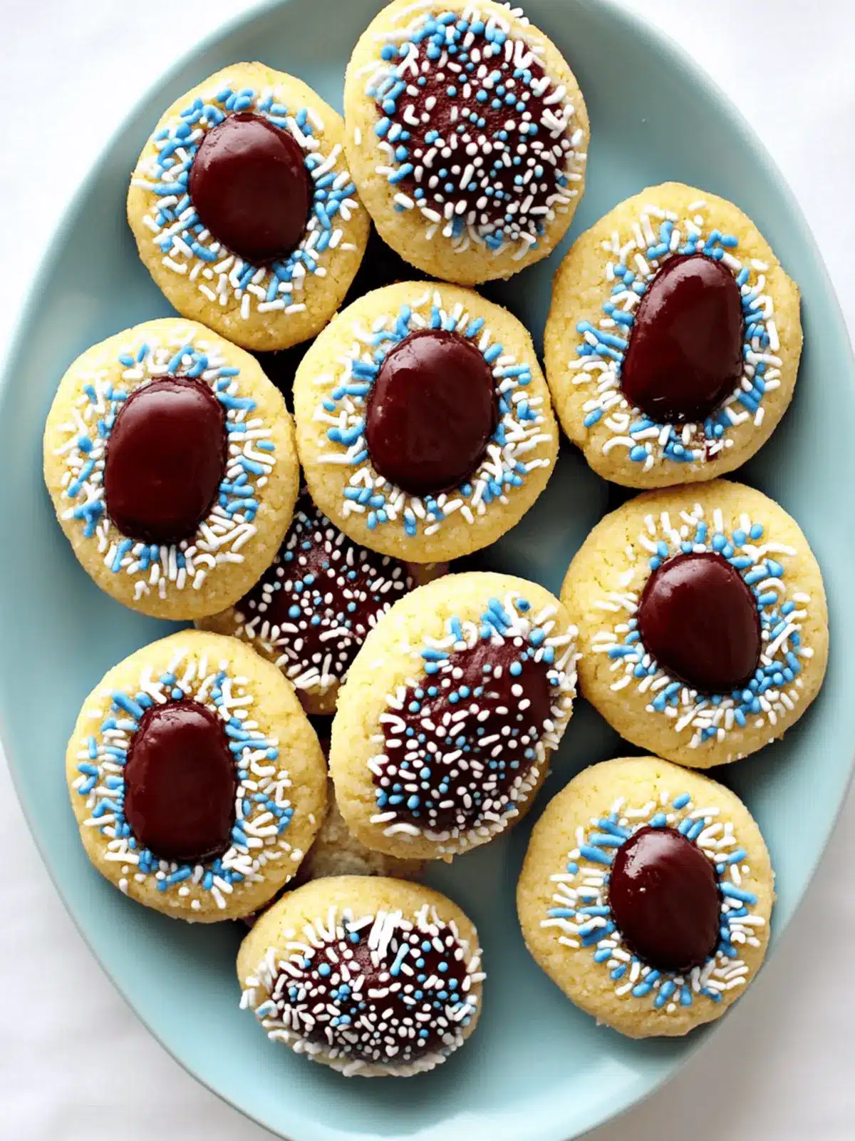 Shortbread Thumbprint Cookies