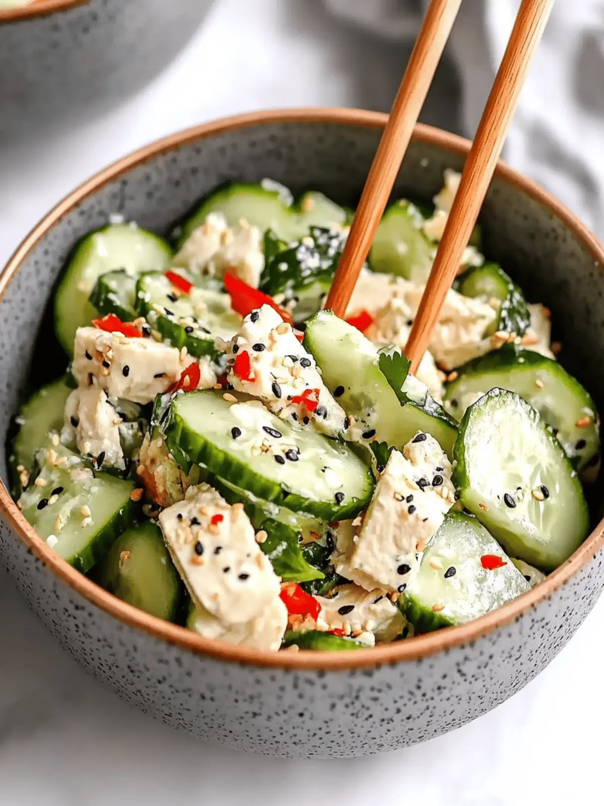 California Roll Cucumber Salad: Light, Fresh, and Delicious!