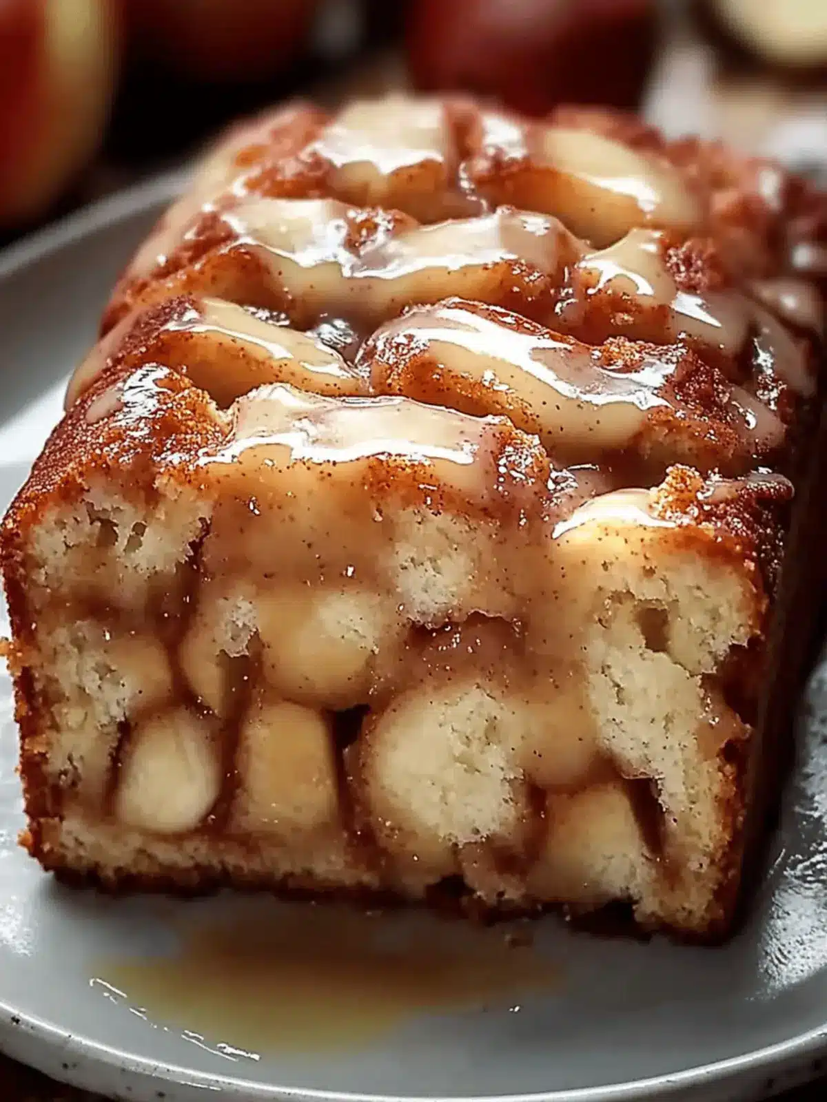 Quick Cinnamon swirl Apple Bread