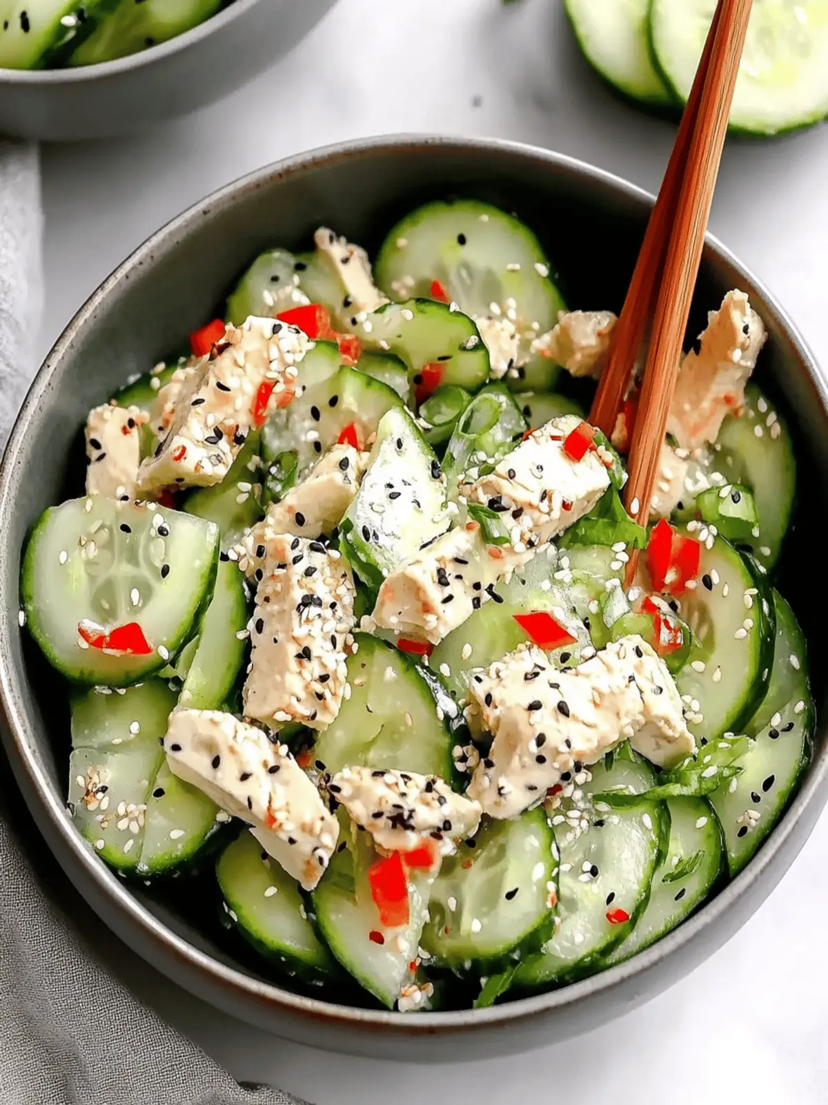 California Roll Cucumber Salad: Light, Fresh, and Delicious!