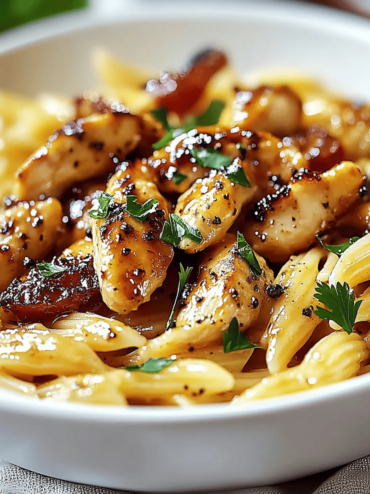 Sweet and Spicy Honey Pepper Chicken Pasta for Busy Nights