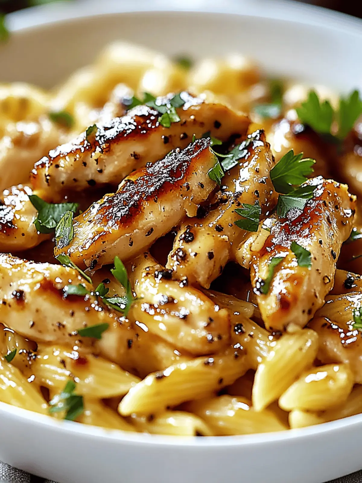 Sweet and Spicy Honey Pepper Chicken Pasta for Busy Nights