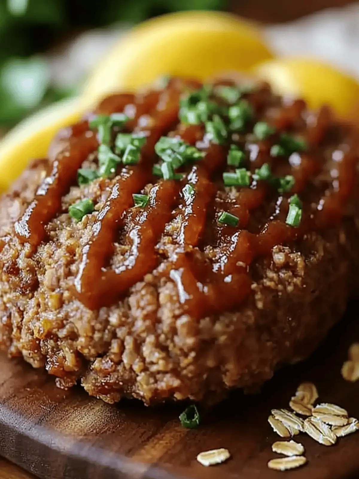 Meatloaf With Oatmeal