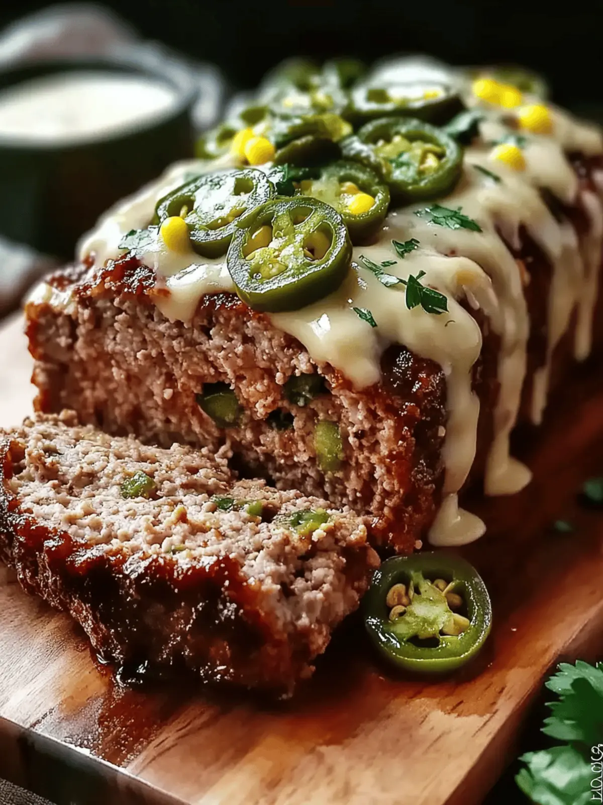 Spicy Jalapeño Popper Meatloaf
