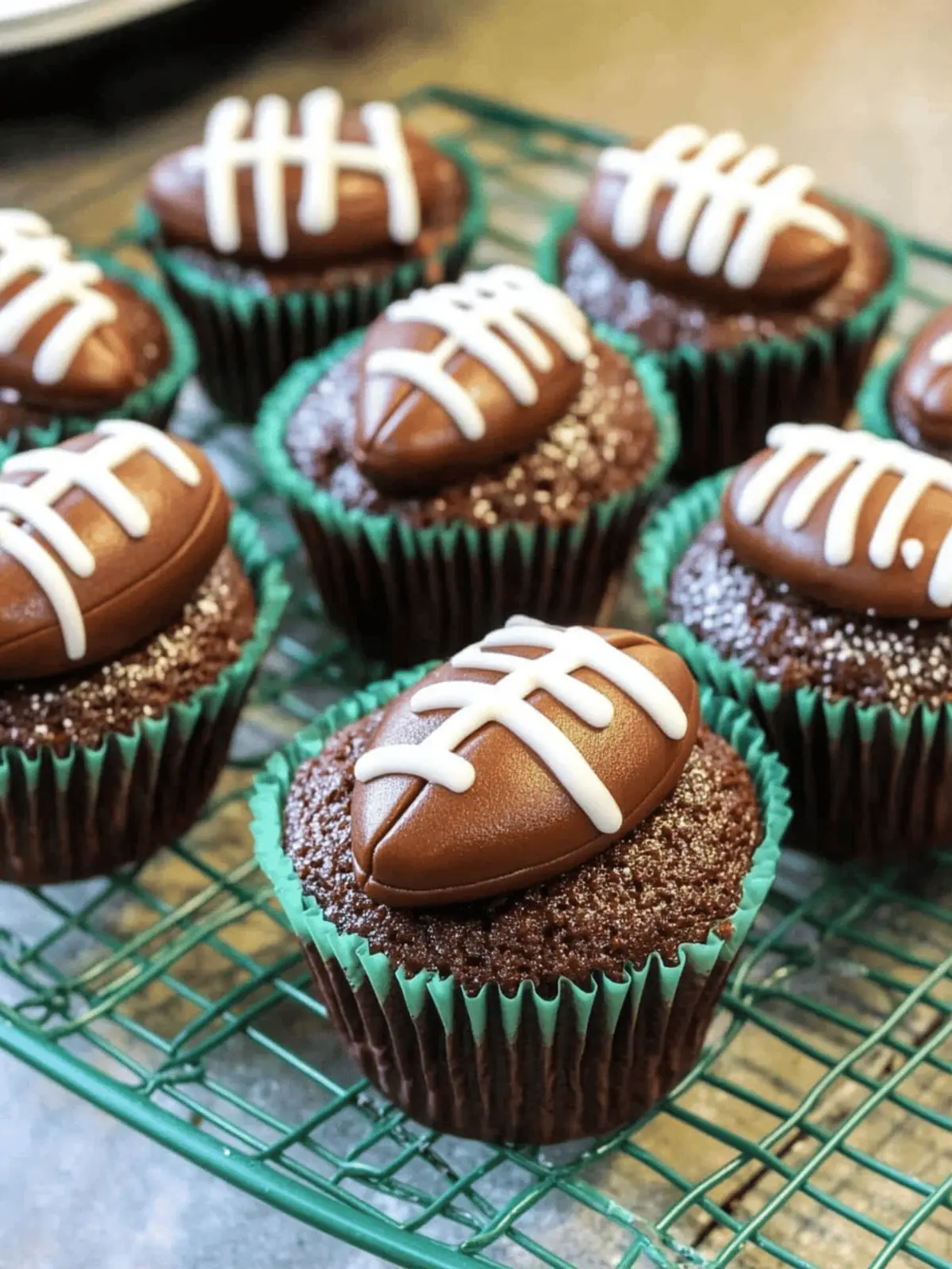 Mouthwatering Football Cupcakes to Wow Your Game Day Guests