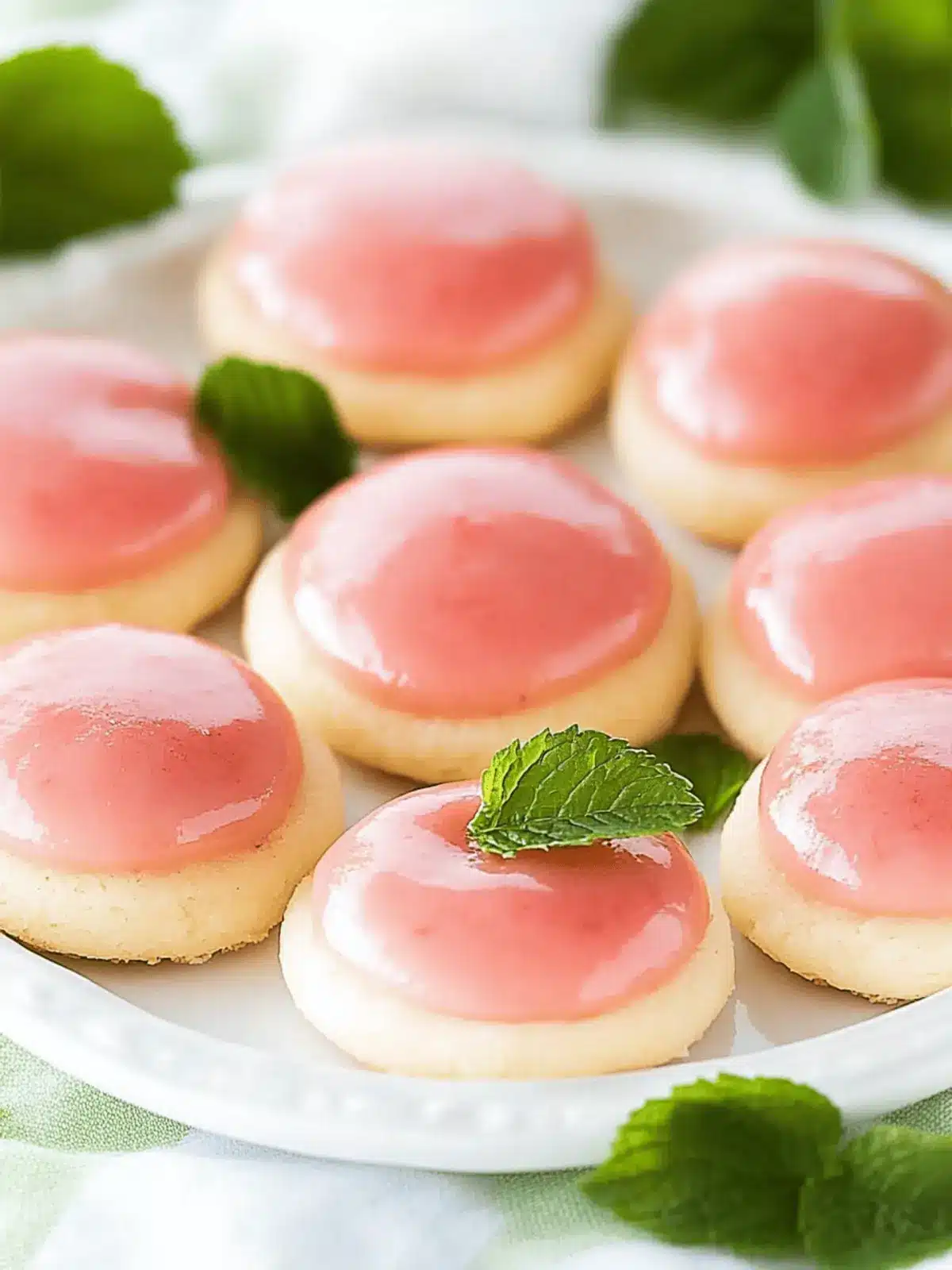 Strawberry Lemonade Meltaway Cookies
