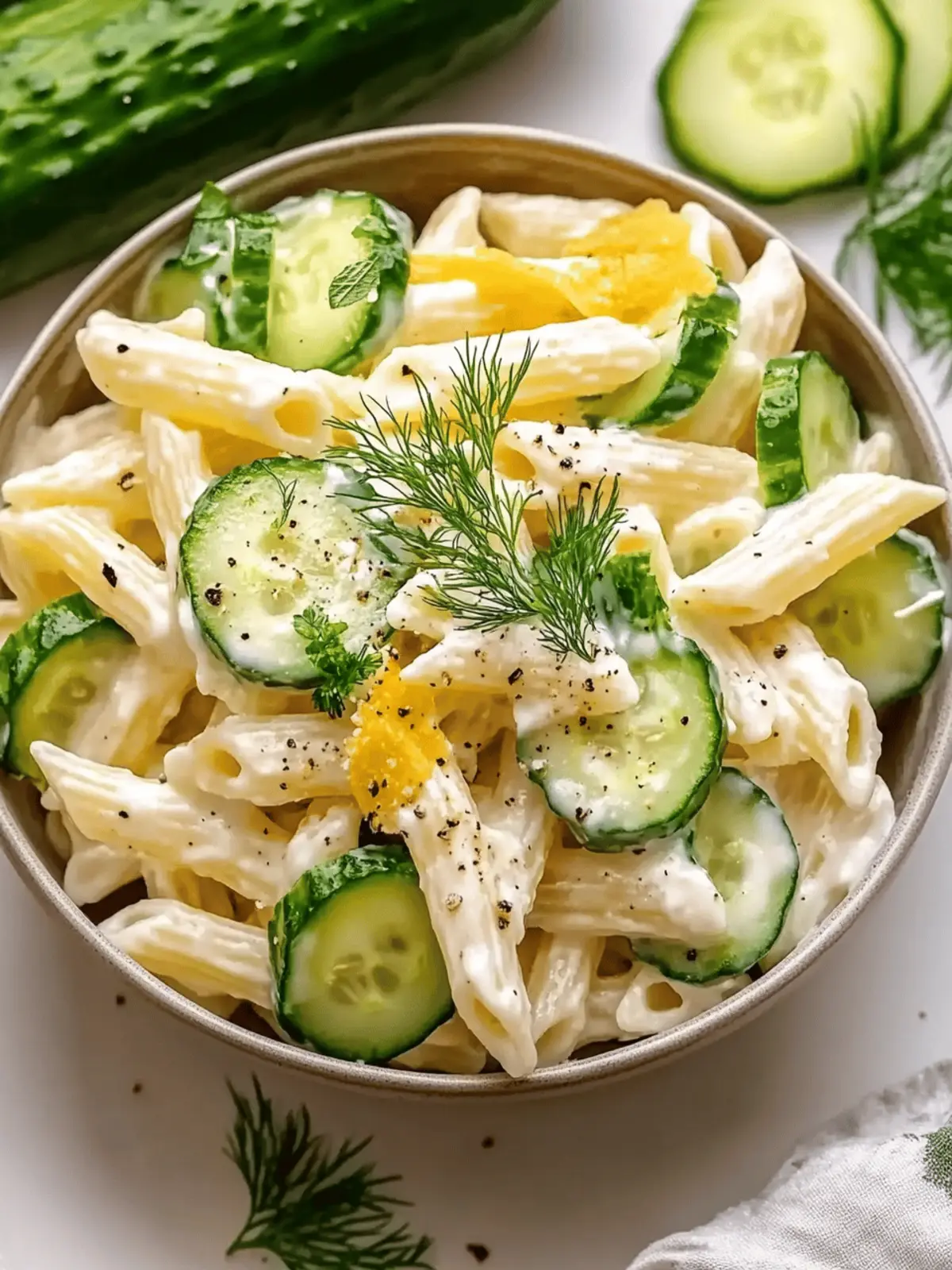 Delicious Cucumber Pasta Salad Perfect for Summer Picnics