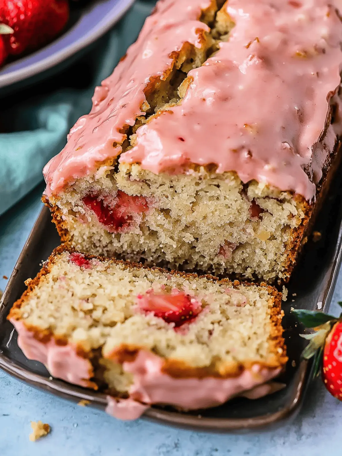 Irresistible Strawberry Banana Bread in Just 1 Bowl