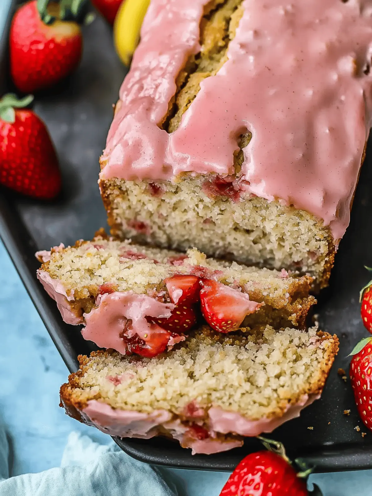 Irresistible Strawberry Banana Bread in Just 1 Bowl