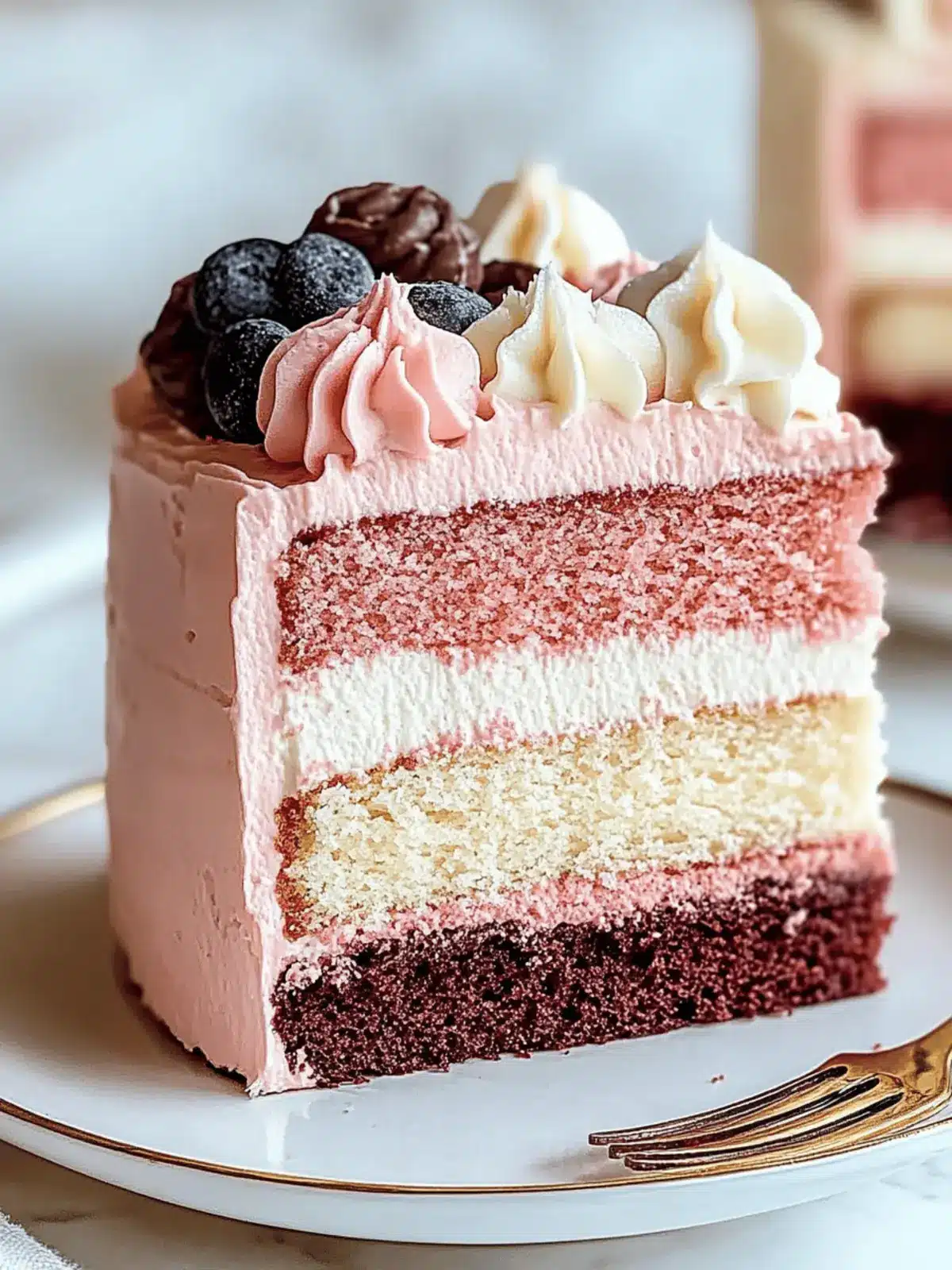 Neapolitan Cake: Three Layers of Pure Delight Awaits You