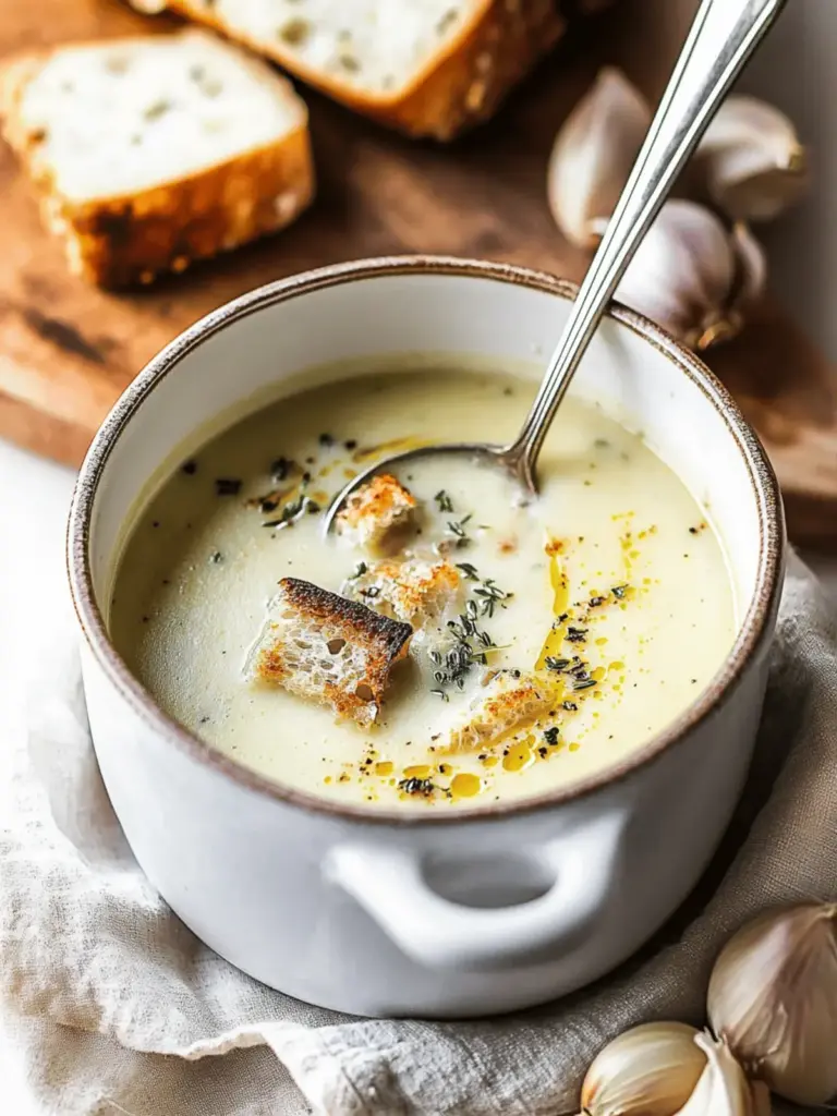 French Garlic Soup