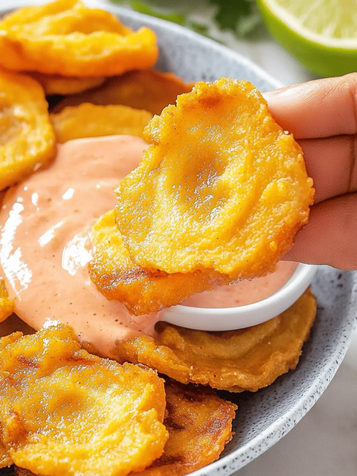 Crispy Tostones Recipe with Irresistible Mayo-Ketchup Dip