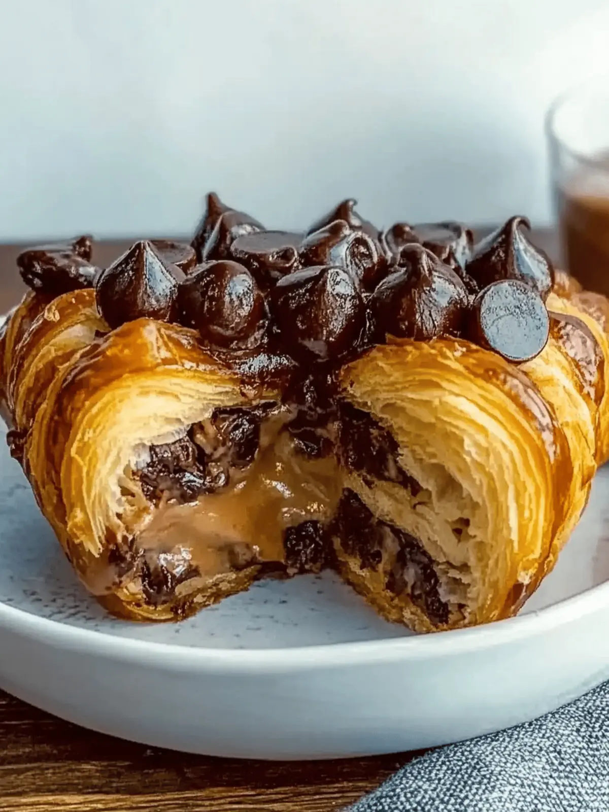 Decadent Chocolate Croissant Breakfast Bake That Impresses!