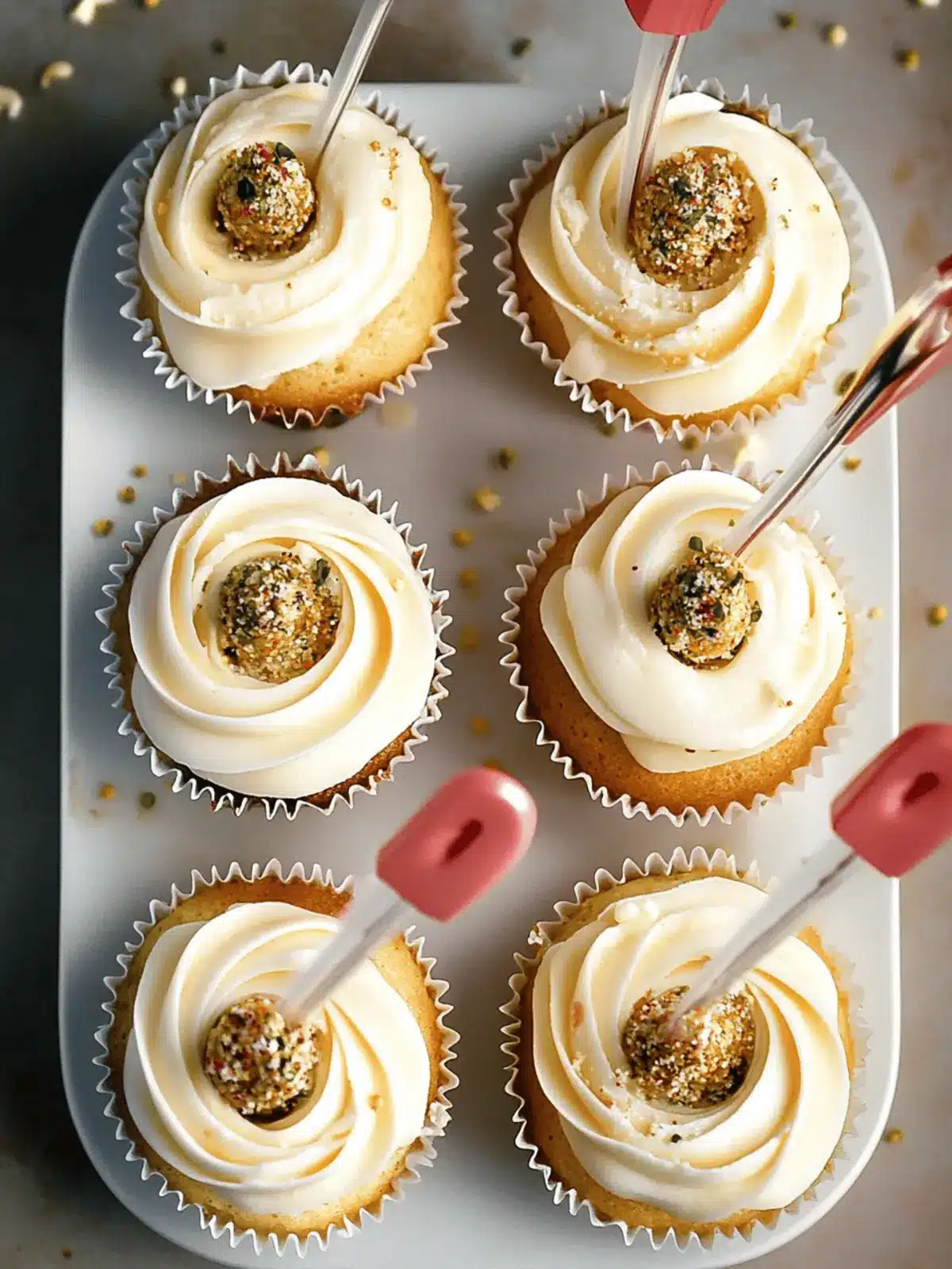Kulfi Tres Leches Cupcakes