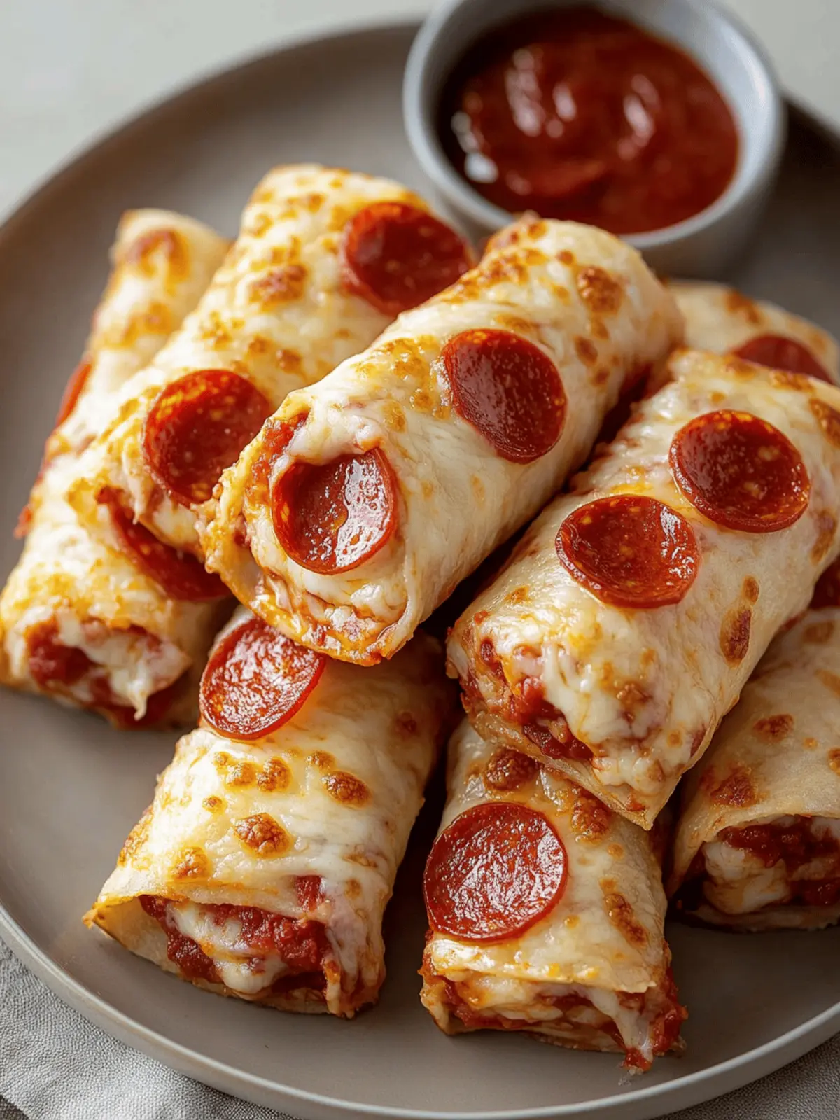 Pepperoni Pizza Roll Ups
