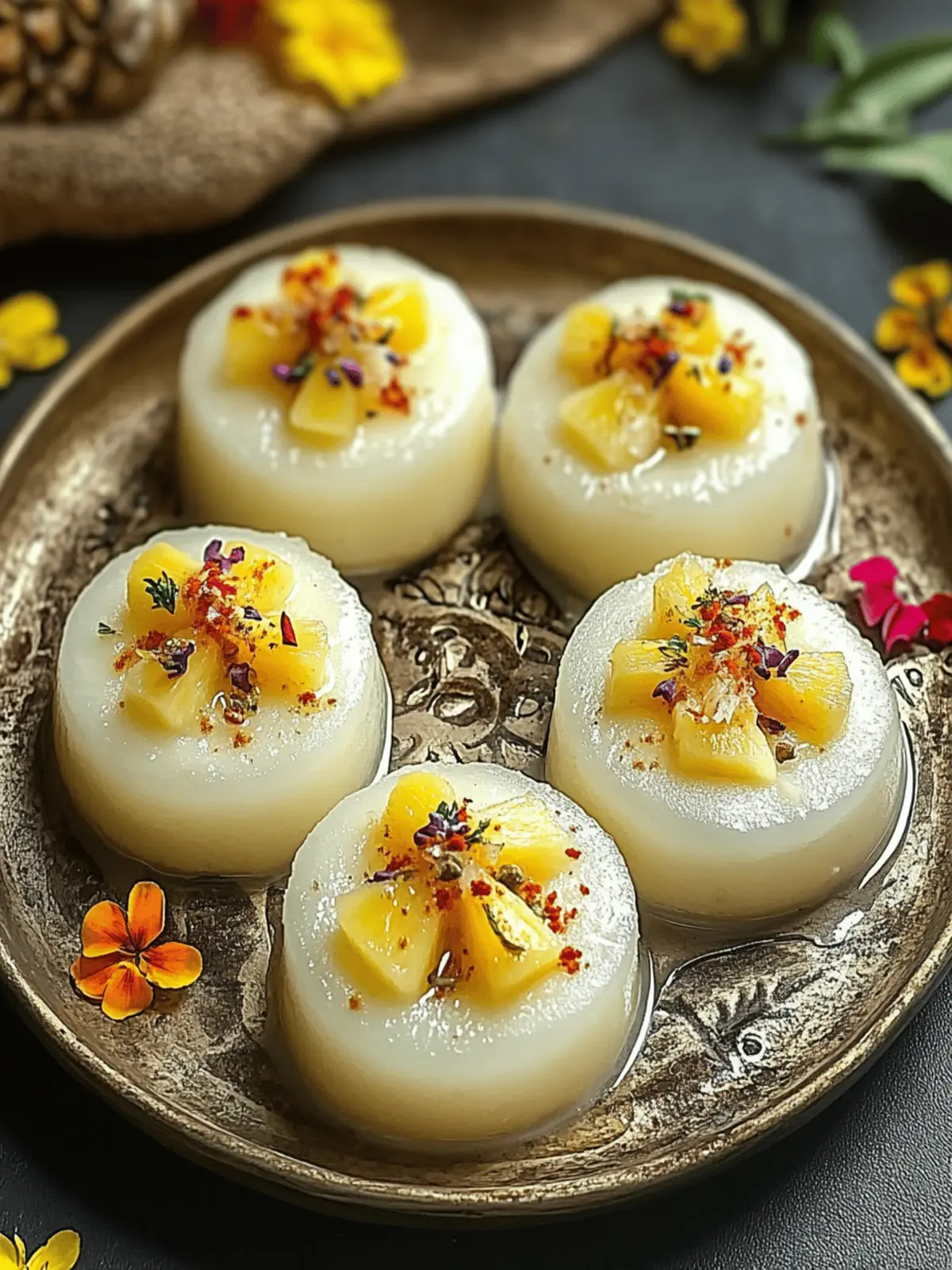 Pineapple Sandesh