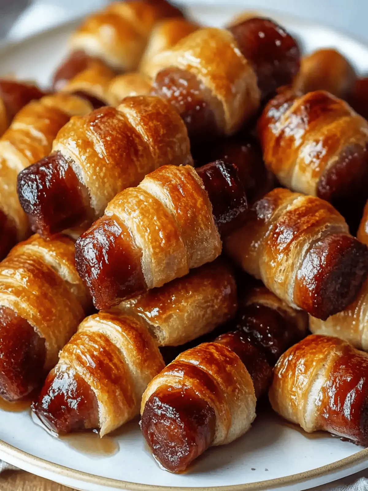 Sticky Pigs in Blankets