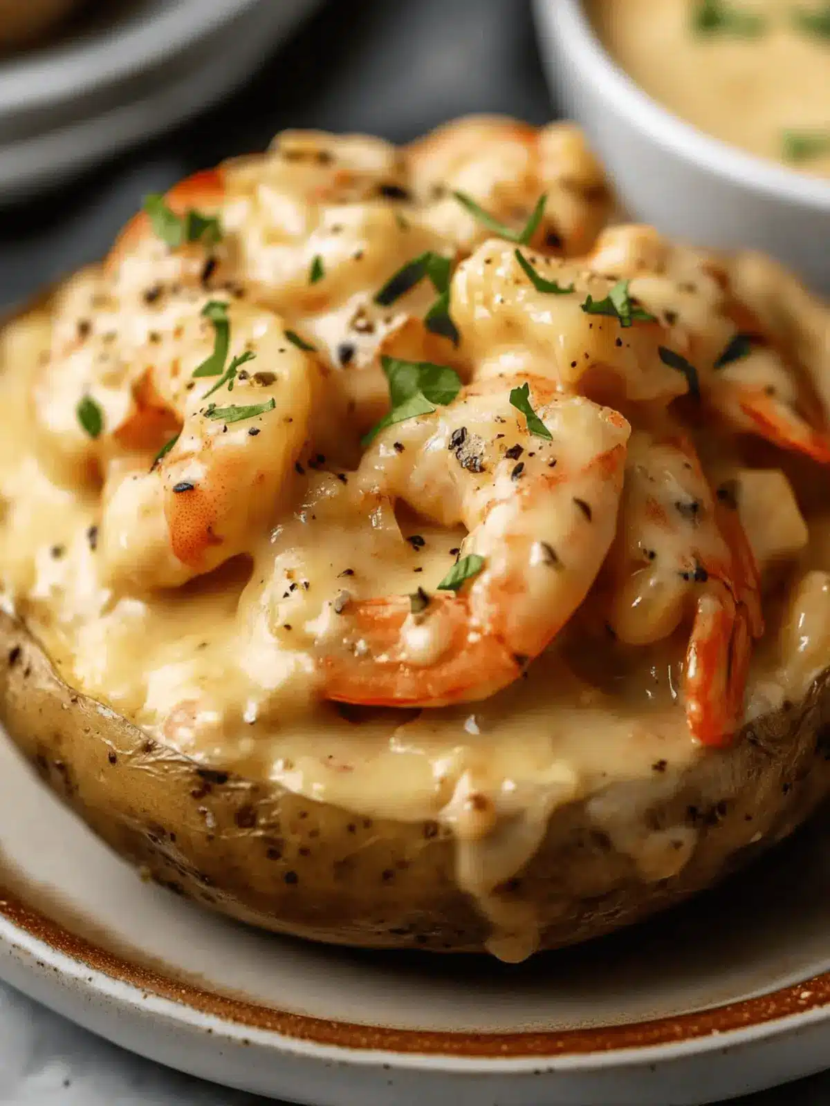 Seafood Stuffed Potatoes