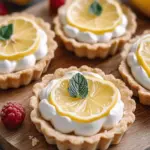 Vegan Lemon Raspberry Tarts