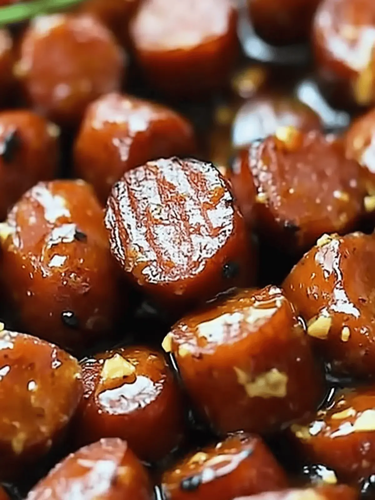 Slow Cooker Honey Mustard Kielbasa Bites