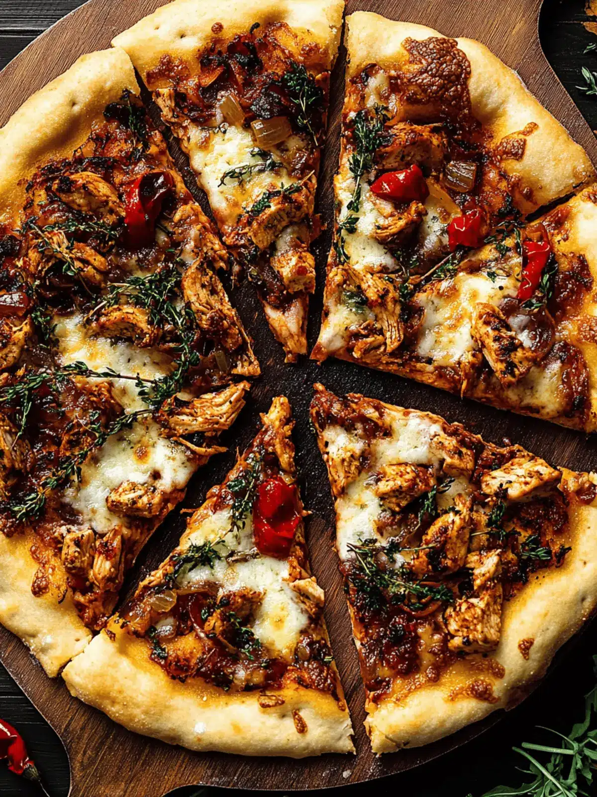 Jamaican Jerk Chicken Pizza