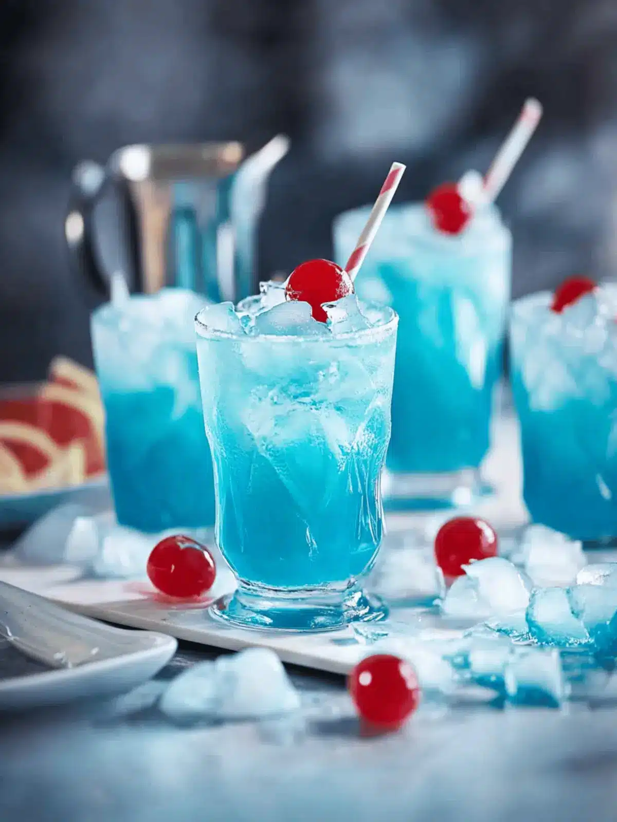 Blue Hawaiian Rum Punch
