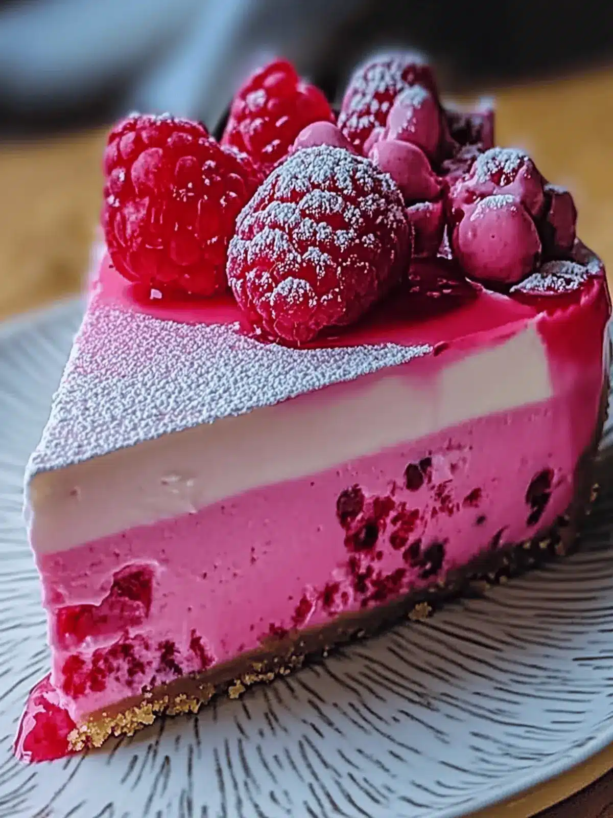 Pink Velvet Raspberry Cheesecake