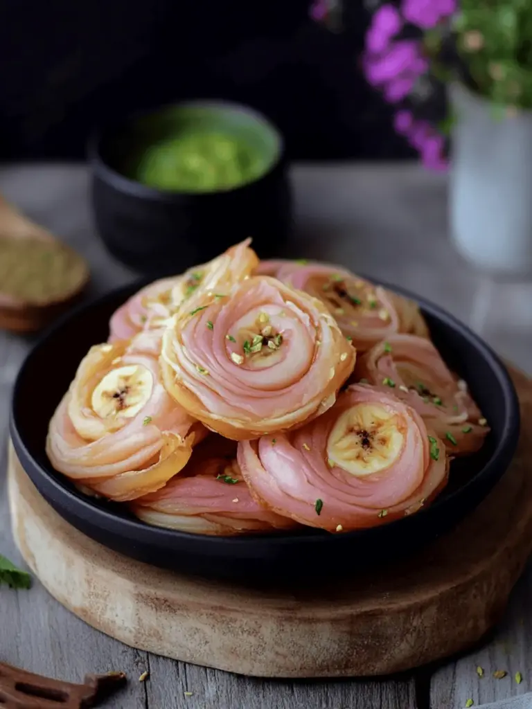 Flaky Banana Puri