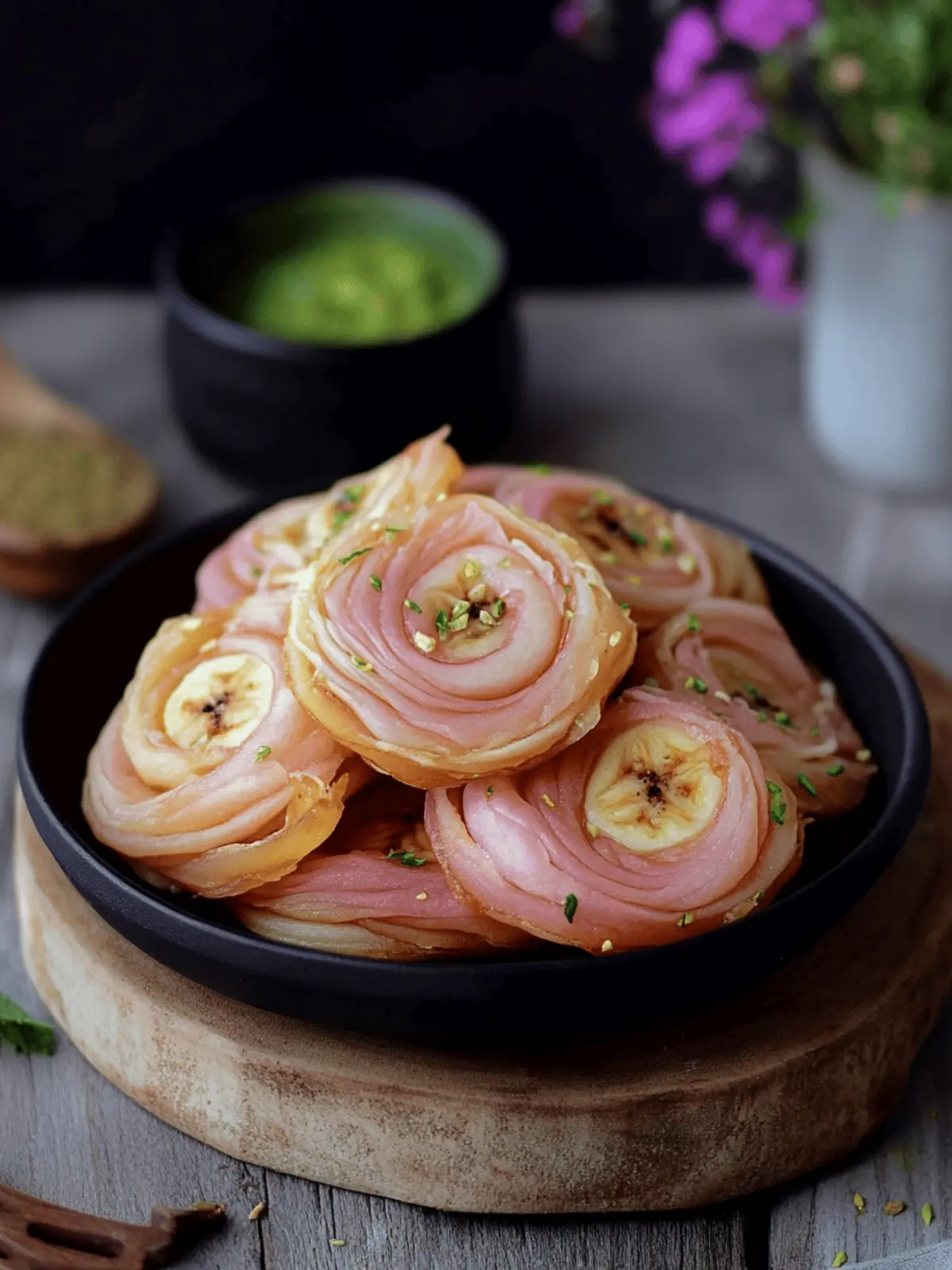 Flaky Banana Puri