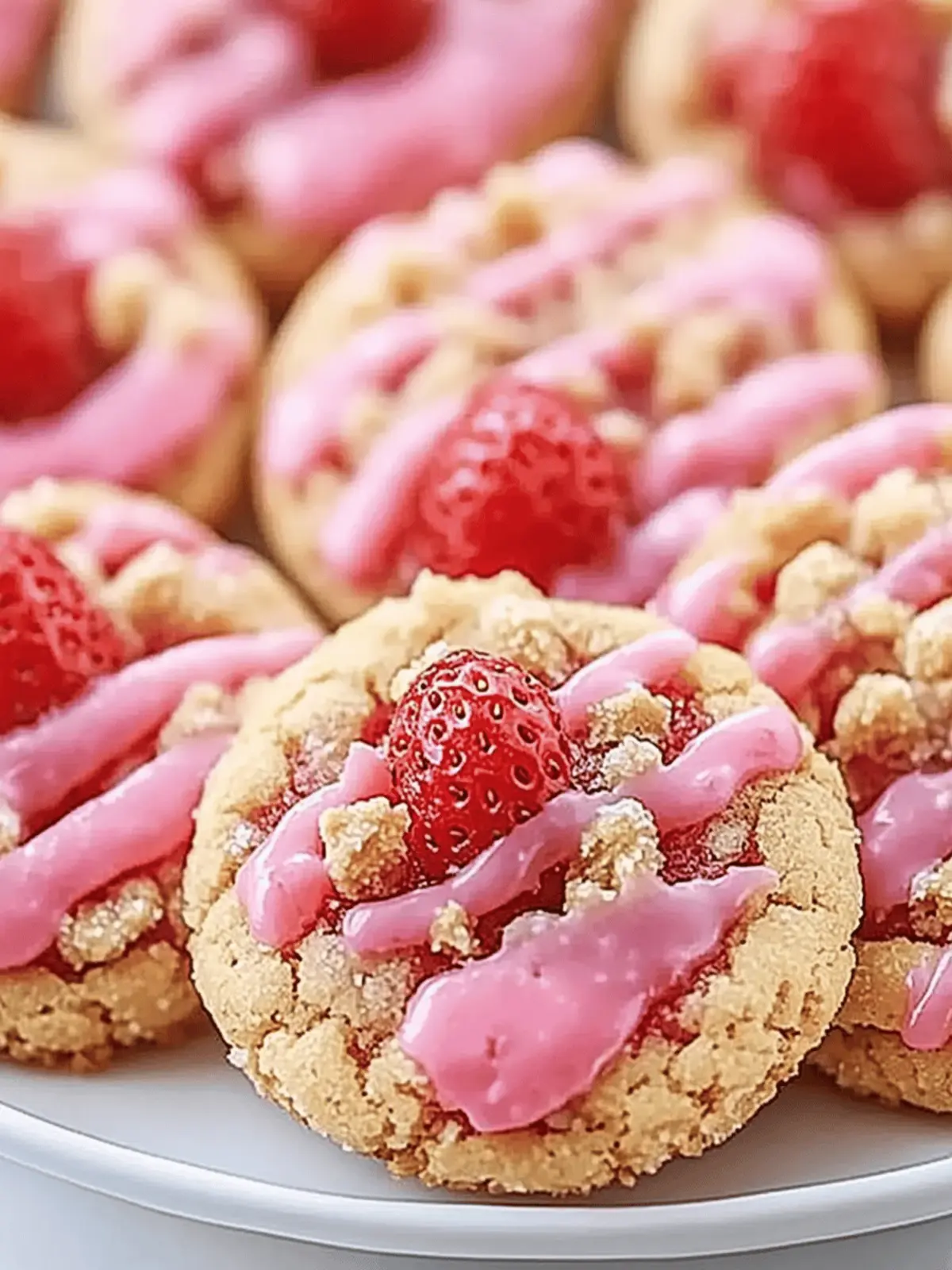 Strawberry Crunch Cookies