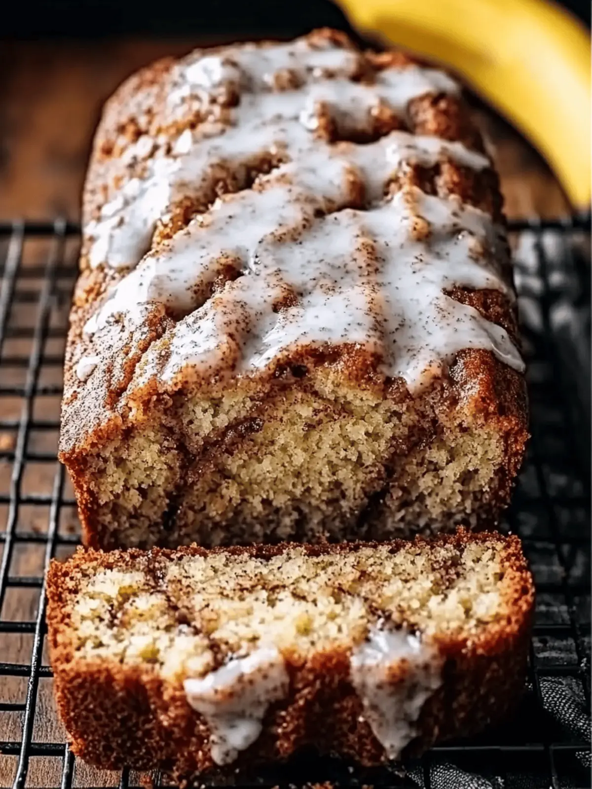 Homemade Cinnamon Swirl Banana Bread