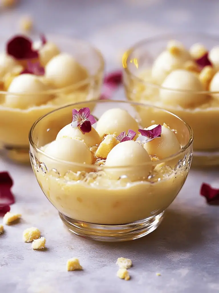 Custard Rasgulla