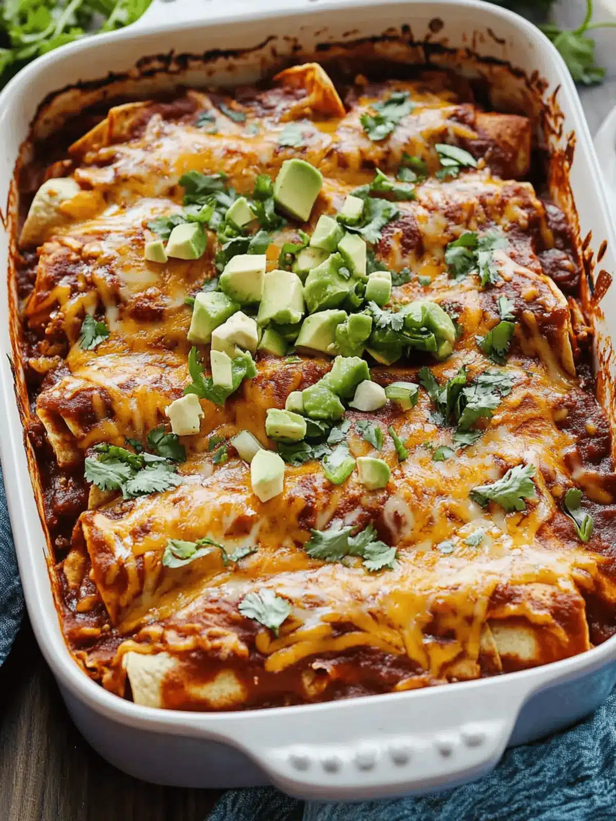 Vegetarian Enchilada Casserole