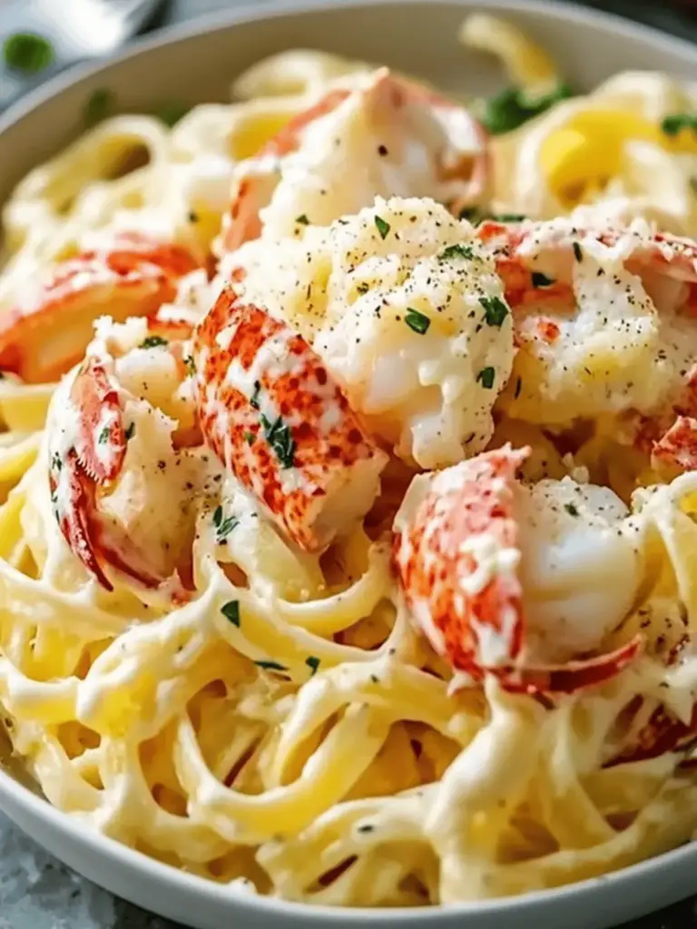 Easy Creamy Lobster Pasta