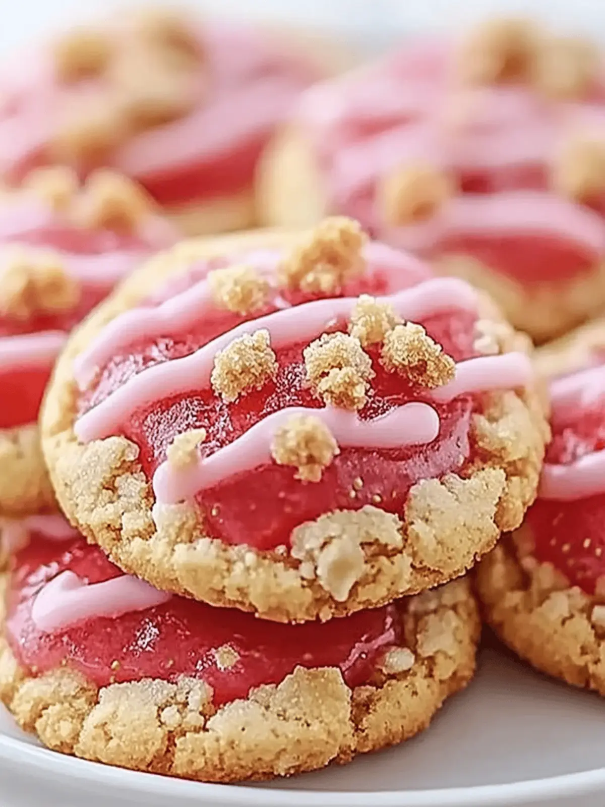 Strawberry Crunch Cookies