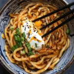 Chili Garlic Udon Noodles
