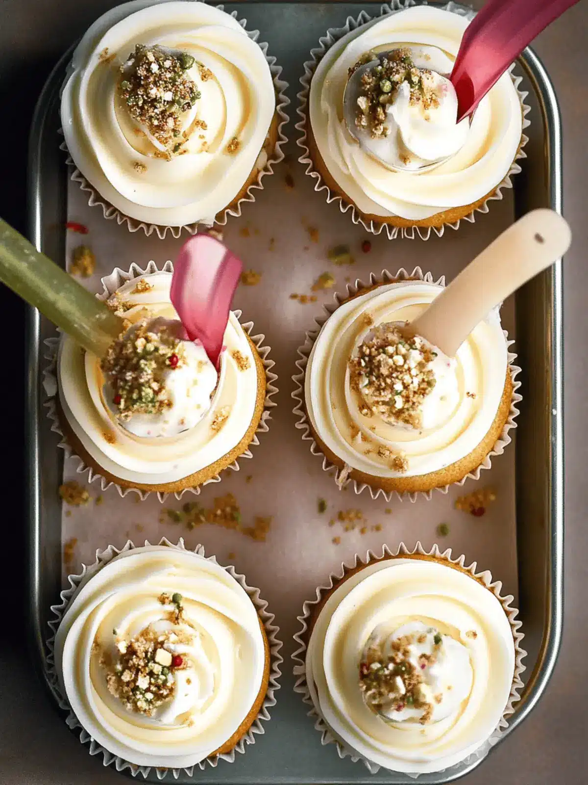 Kulfi Tres Leches Cupcakes
