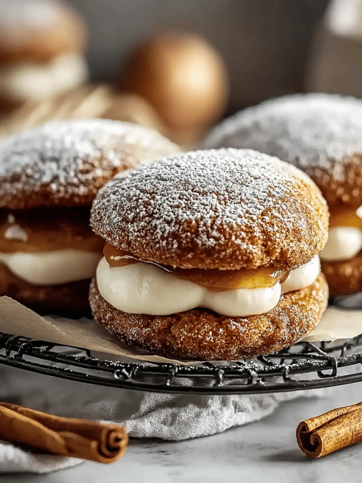 Apple Cider Whoopie Pie Cookies