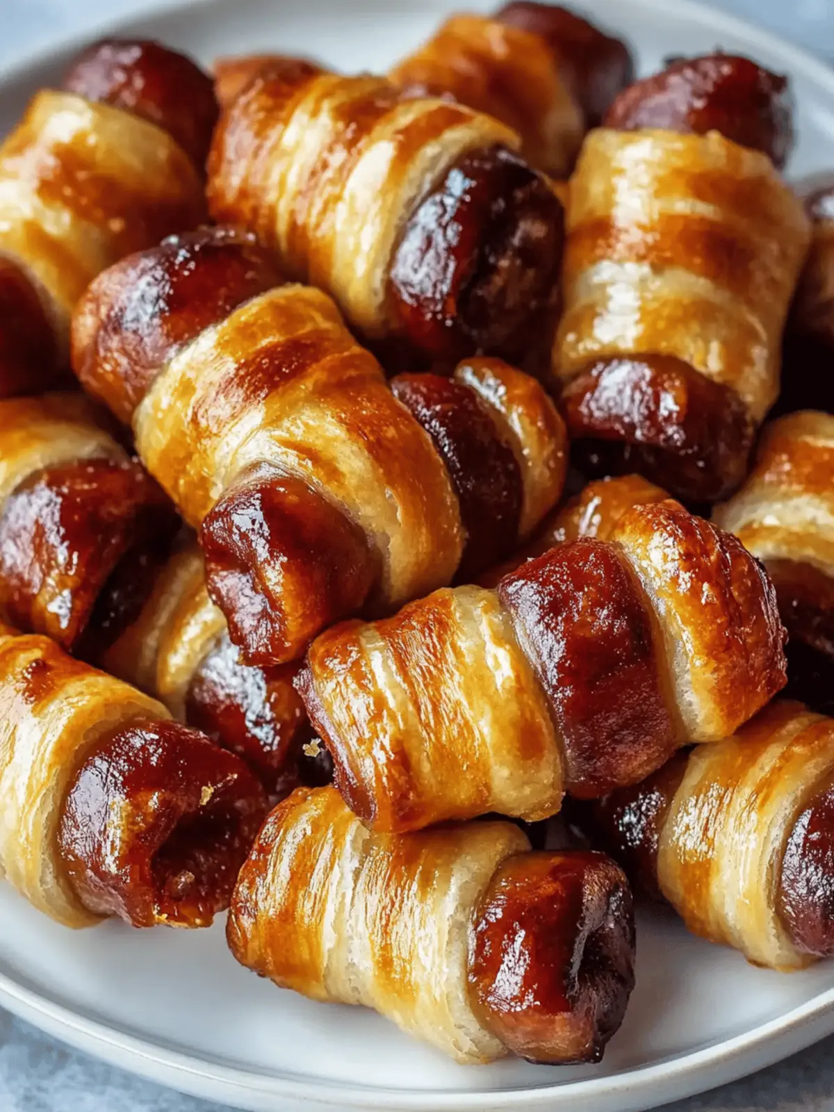 Sticky Pigs in Blankets