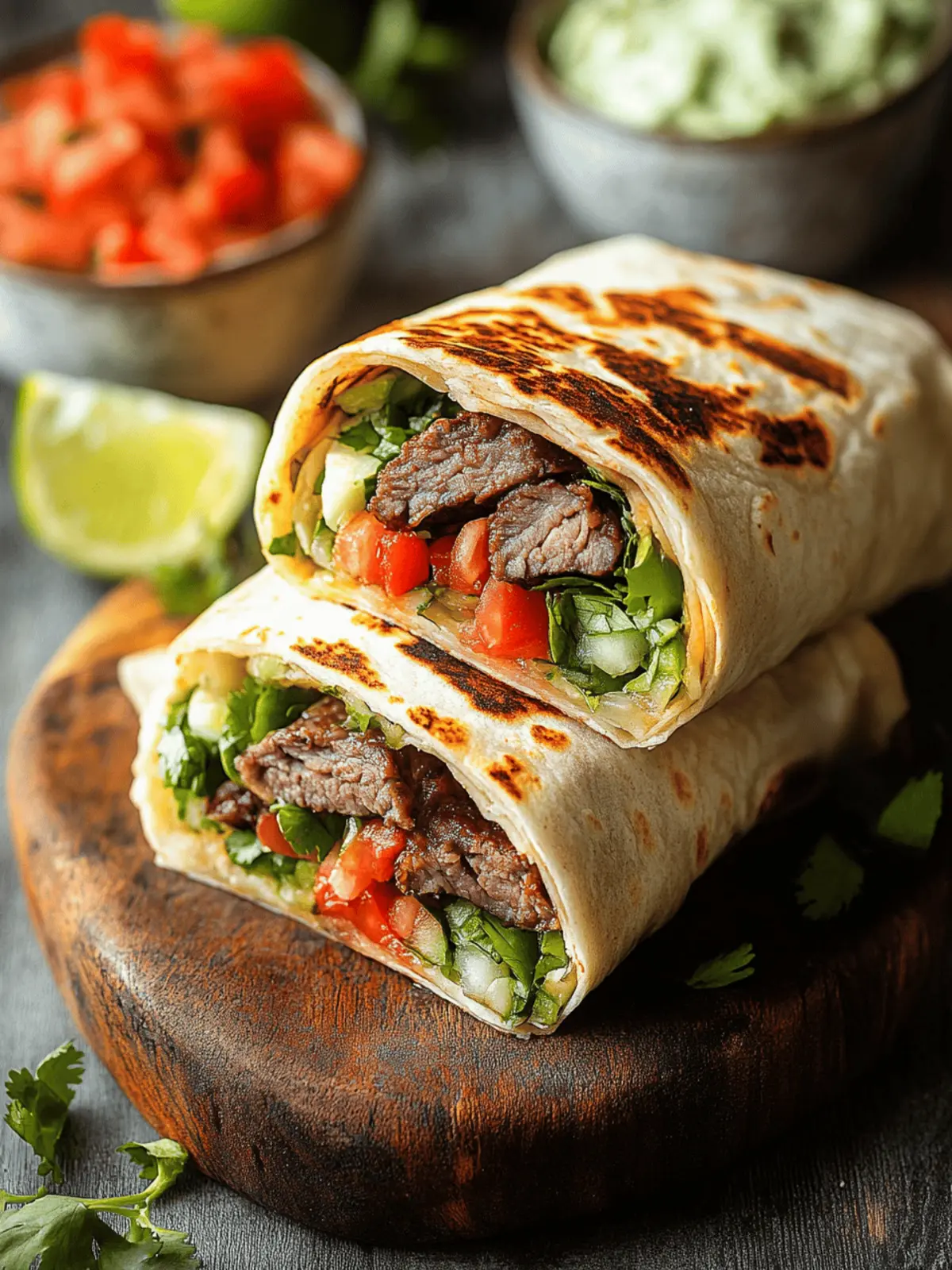 Carne Asada Burritos