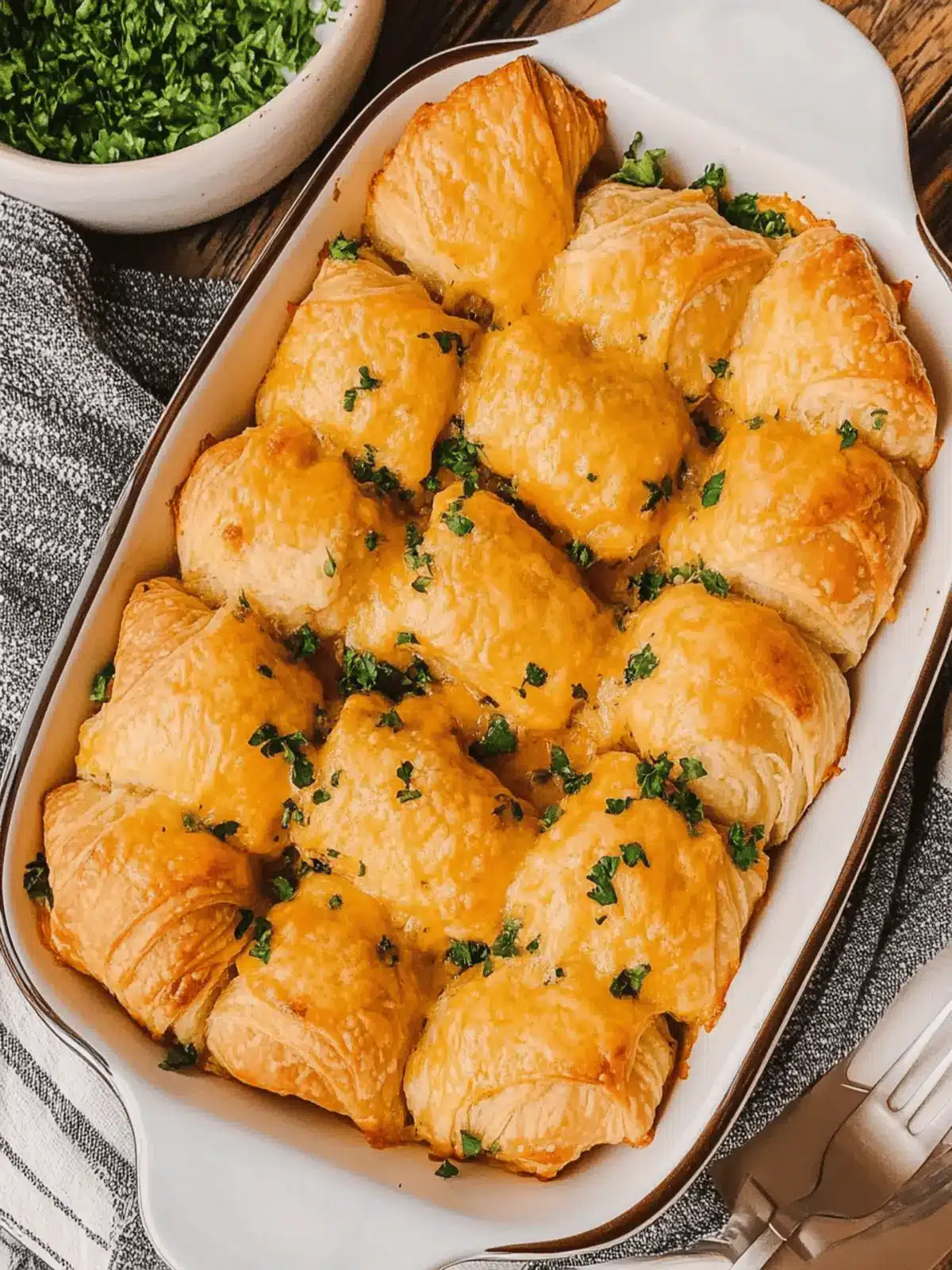 Cheesy Chicken Crescent Rolls