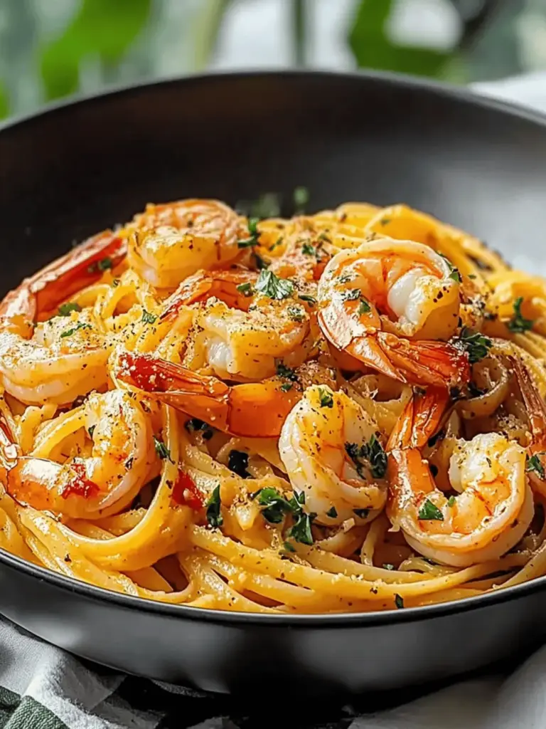 Jamaican Shrimp Pasta