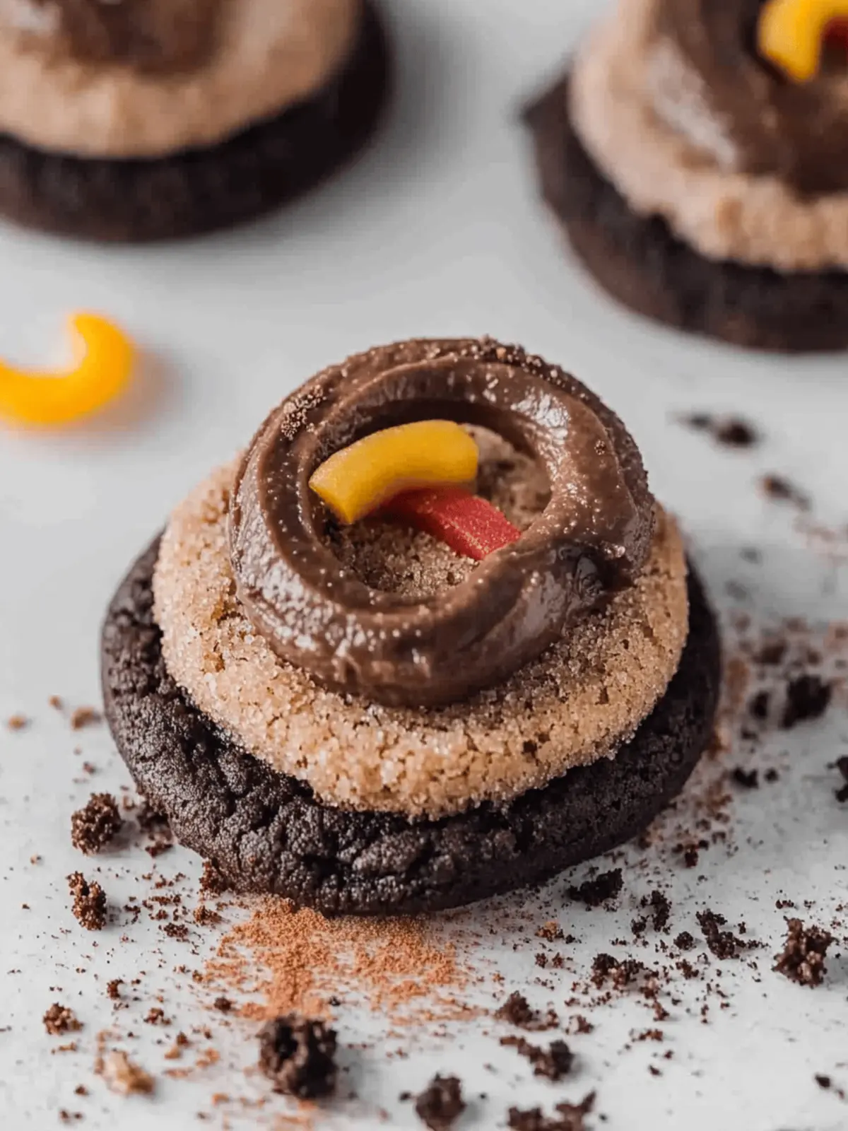 Crumbl Dirt Cake Cookies