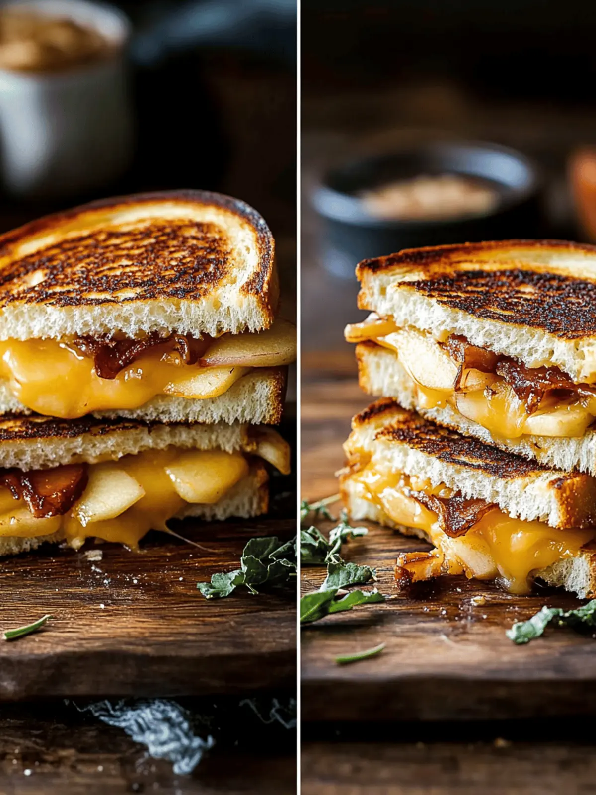 Apple and Cheddar Grilled Cheese