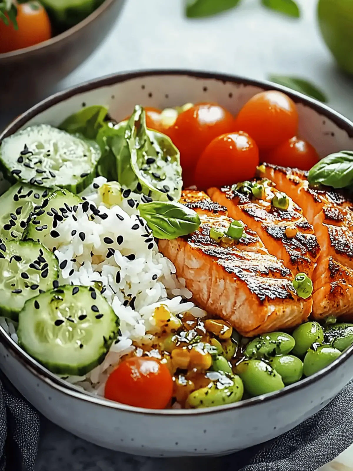 Mediterranean Salmon Bowl