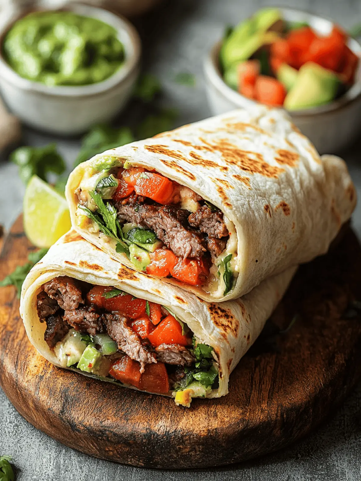 Carne Asada Burritos