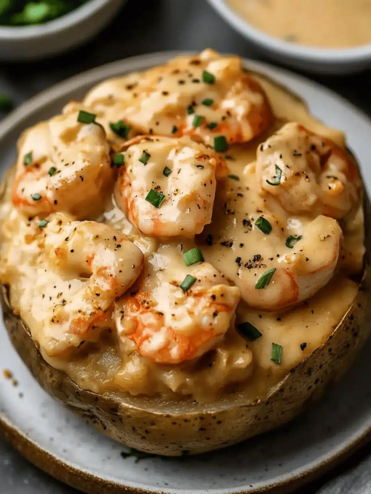Seafood Stuffed Potatoes