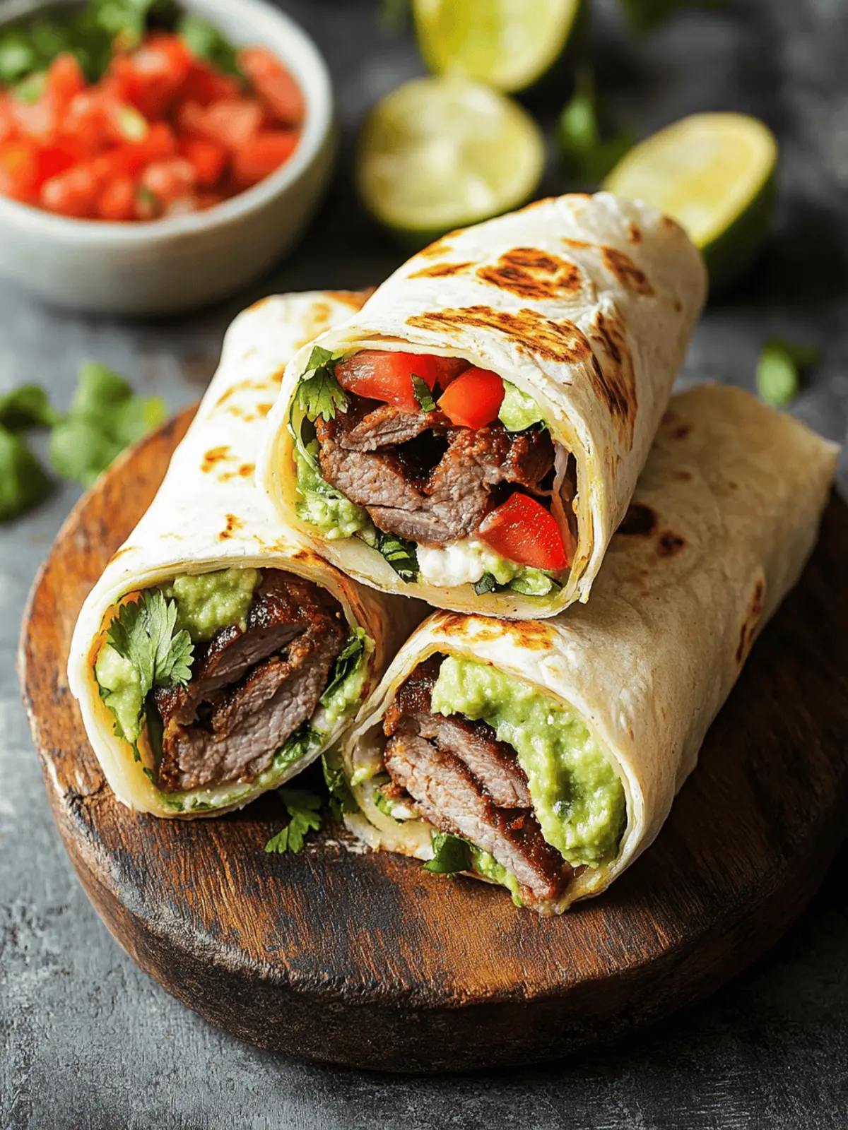 Carne Asada Burritos