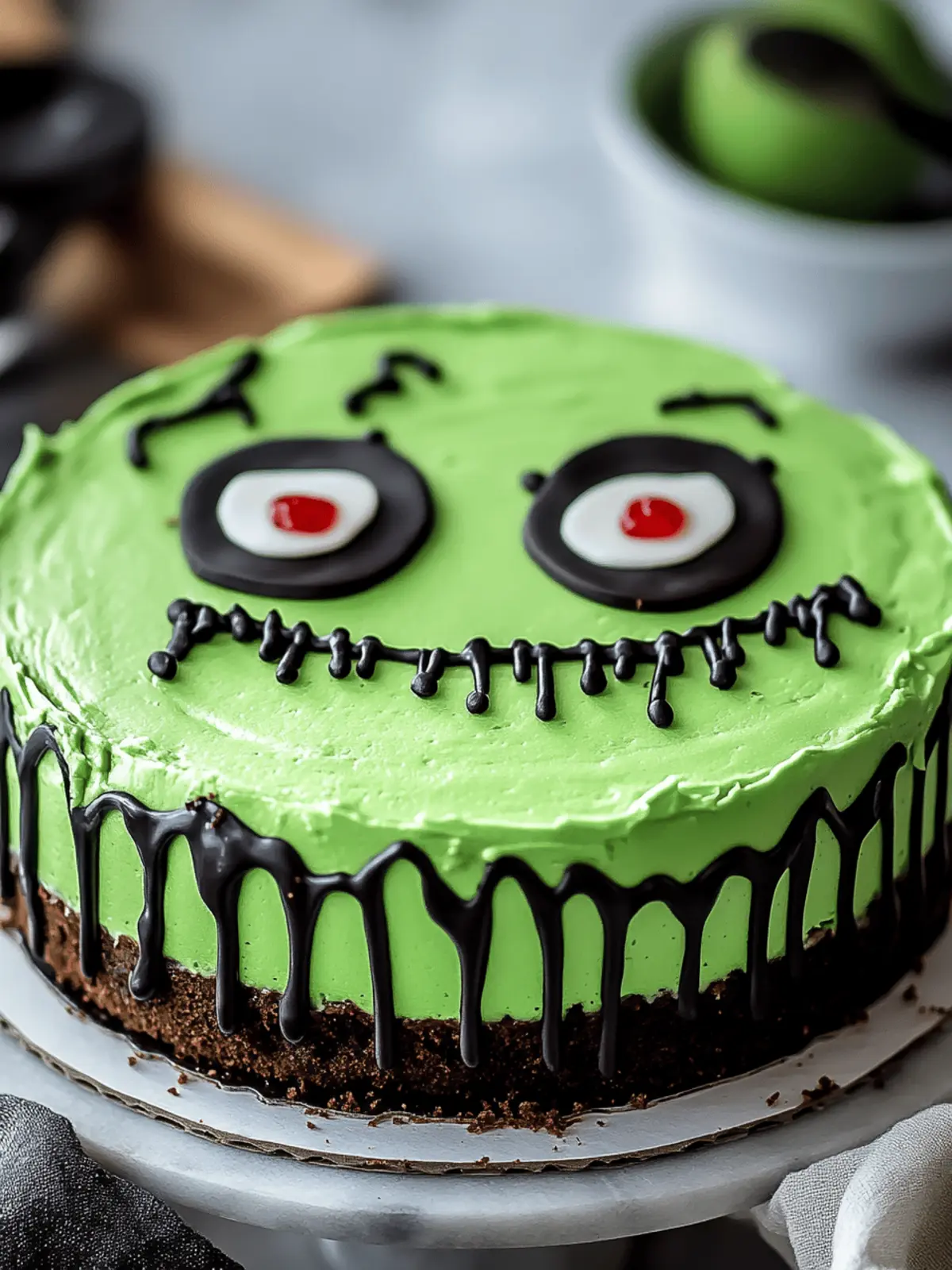 Frankenstein Cheesecake