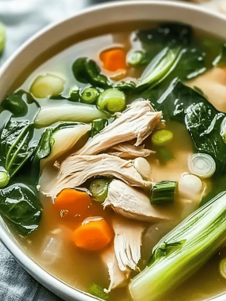Bok Choy Chicken Soup